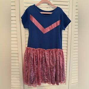 Crayola Girls Pink Sequin Dress 7
